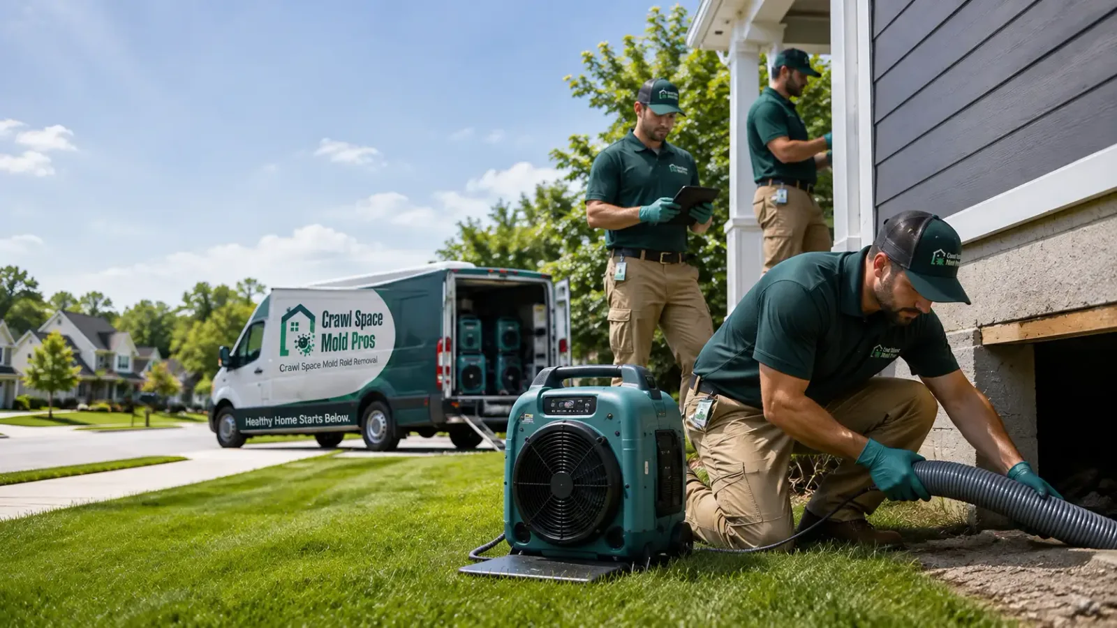 Crawl Space Mold Removal in Gazelle, CA